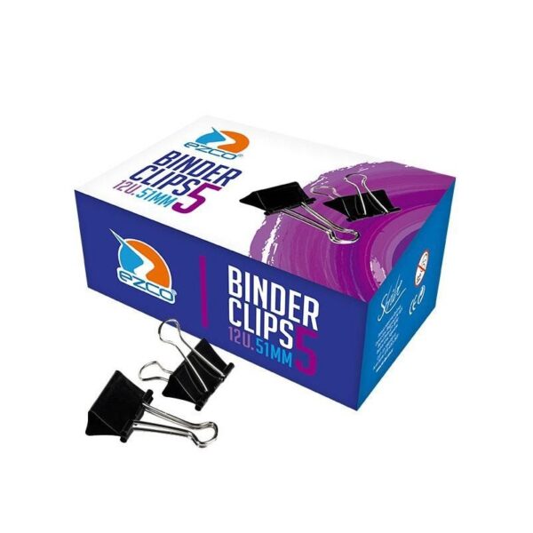 Aprieta Papel Binder Clips Ezco 51Mm