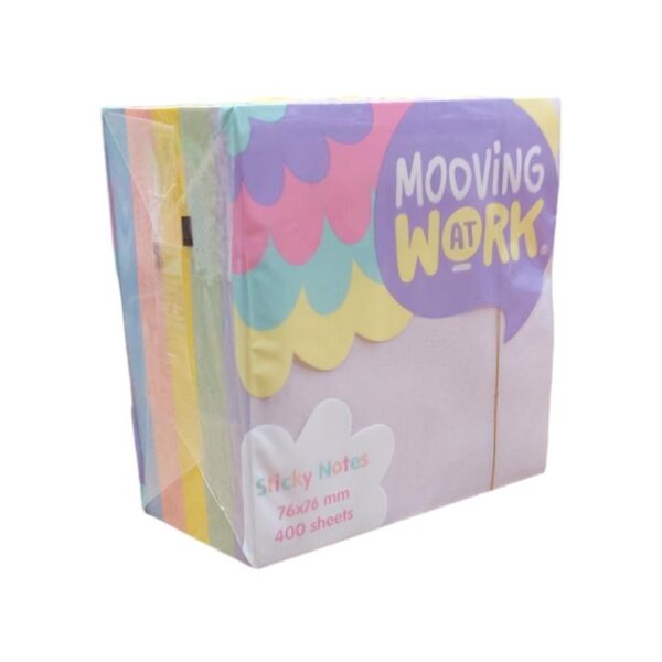Notas Adhesivas Mooving Pastel 76x76 x 400 Hjs (2102100105)