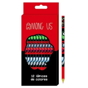 Lapices De Colores Cresko Among Us x 12 Largos