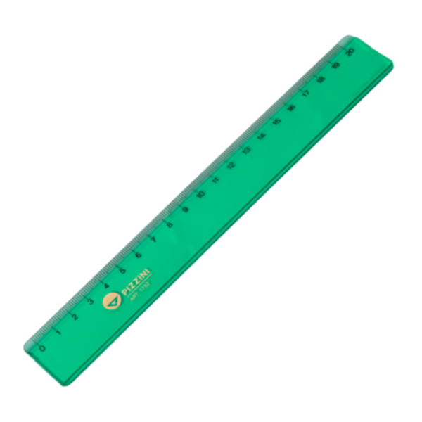 Regla Plastica Pizzini 20Cm