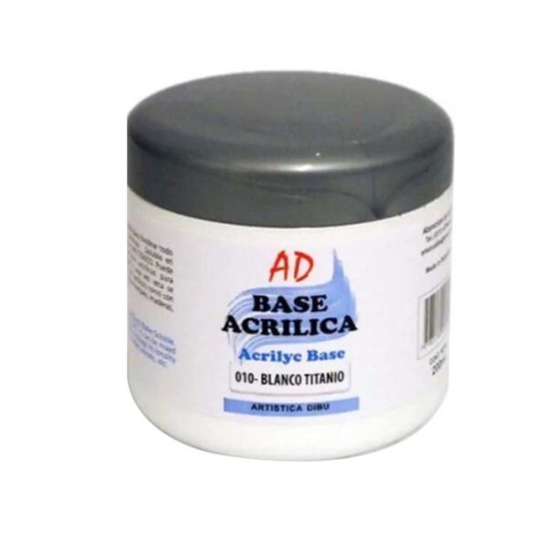BASE ACRILICA AD 200ML BLANCO