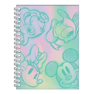 CUADERNO MOOVING TAPA DURA ESPIRAL 80 HOJAS DISNEY