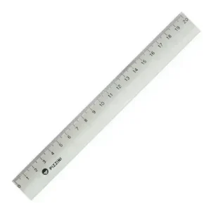 REGLA PLASTICA PIZZINI 20CM ESCOLAR