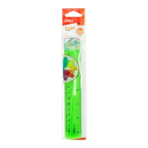 REGLA DELI PLASTICA FLUO 15CM