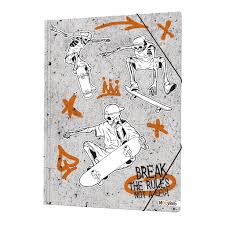 Carpeta 3 Solapas Mooving Black Mood