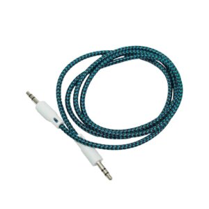 Cable Auxiliar Telado Azul 3.5A