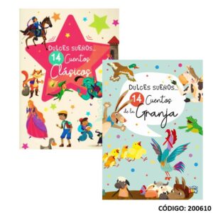 Libro de Cuentos Dulces Sueños 14 Cuentos Clasicos