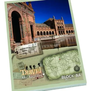 Block Travel A4 x 80 Hojas Lisas