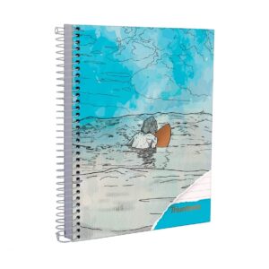 Cuaderno Triunfante Con Espiral Tapa Dura Surf