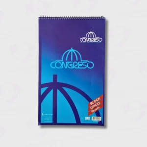 Block Oficio Congreso Con Espiral Rayado