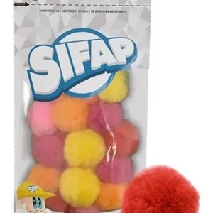 Pompones De Felpa Sifap Fluo