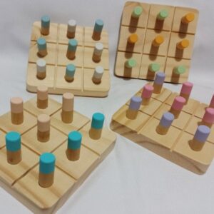 Juego de Ta Te Ti De Madera