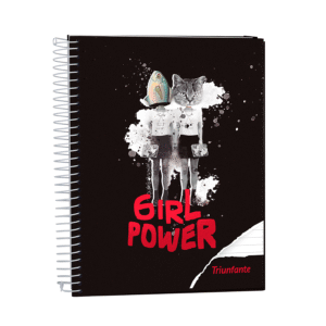 Cuadernola Triunfante Tapa Dura 120 Hojas Power Girl