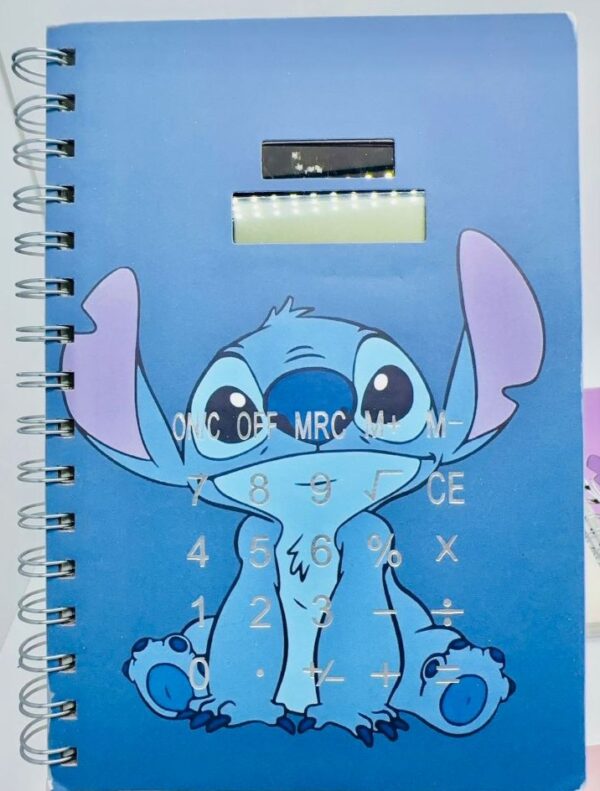 Cuaderno Mooving Stitch con Calculadora