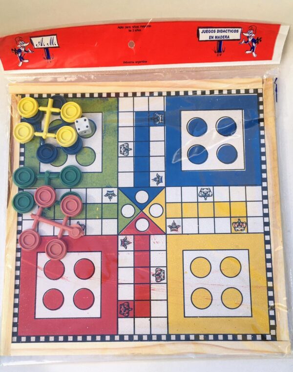 Juego Ludo De Madera