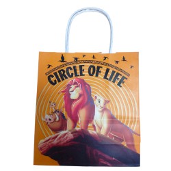 Bolsa Fantasia Kraft 18x20 Rey Leon