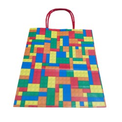 Bolsa Fantasia Kraft 18x20 Bloques