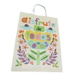 Bolsa Fantasia Kraft 18x20 Disfruta