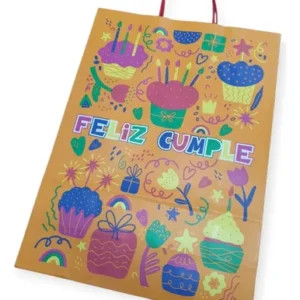 Bolsa Fantasia Romi Pack 30×41 Feliz Cumple