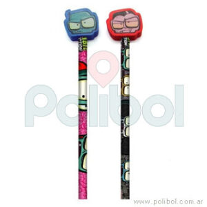 Lapiz Cresko Fantasia Con Goma Zombies