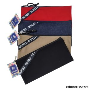 Cartuchera Gotcci Lona Chata Grande (77)
