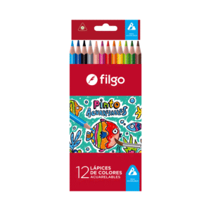 Lapices De Colores Filgo Acuarelables x12