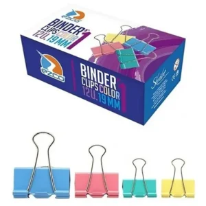 Aprieta Papel Binder Clip Ezco Pastel 19mm