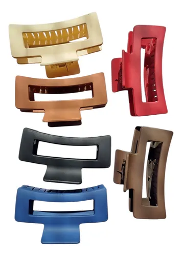 Broches Pinza Para el Pelo Rectangular Grande