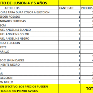 Jardin Carrito De ilusion 4 Años y 5 Años