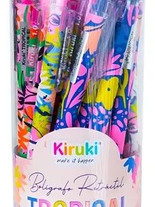 Boligrafo Retractil Kiruki Tropical