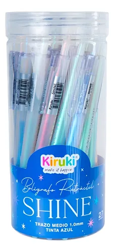 Boligrafo Retractil Kiruki Shine