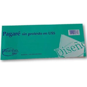 Talonario Pagare Sin Protesto En Dolares