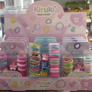 Set De Colitas+Broche de Pelo Kiruki x 10 Unidades