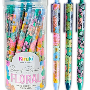 Boligrafo Retractil Kiruki Floral
