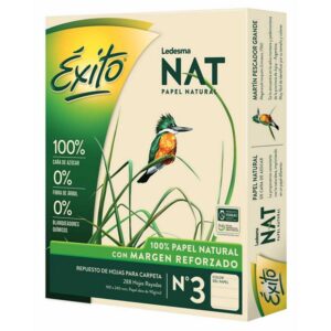 Repuesto Escolar Exito Natural x 288 Hojas Rayadas