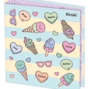 Carpeta 3 Anillos Kiruki Sweet Helado