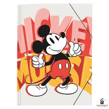 Carpeta 3 Solapas Con Elastico Mickey Mouse