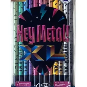 Lapices De Colores Mooving Metalizado x 12 Unidades