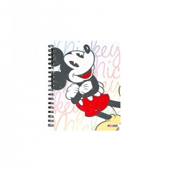 Cuaderno Mooving Tapa Dura Con Espiral 80 Hojas Mickey Mouse