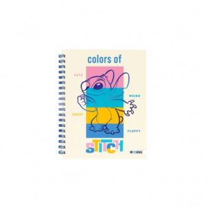 Cuaderno Mooving Tapa Dura Con Espiral 80 Hojas Stitch