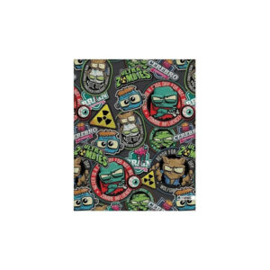 Cuaderno Mooving Tapa Dura 19x24 Zombie 48 Hojas