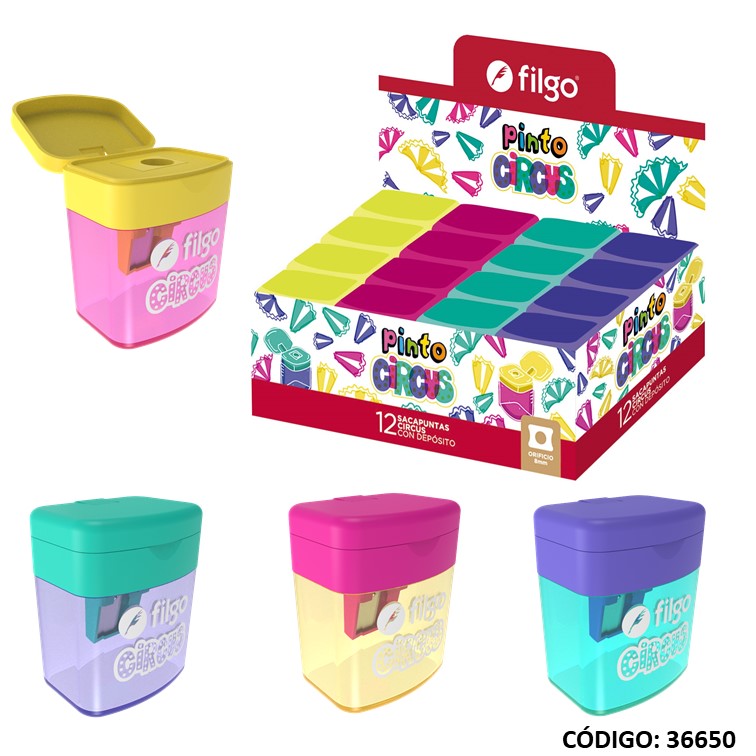 Sacapuntas Filgo Circus Con Deposito