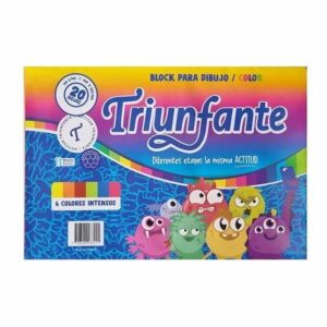 Block De Dibujo Triunfante n5 Color x 20 Hojas