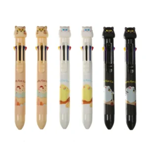 Boligrafo Wero Ocho Colores Gatos