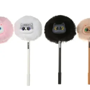 Boligrafo Wero Azul Gatitos Pompon