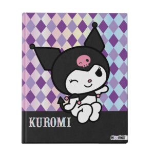 Cuaderno Mooving Tapa Dura 19x24 Kuromi x 48 Hojas