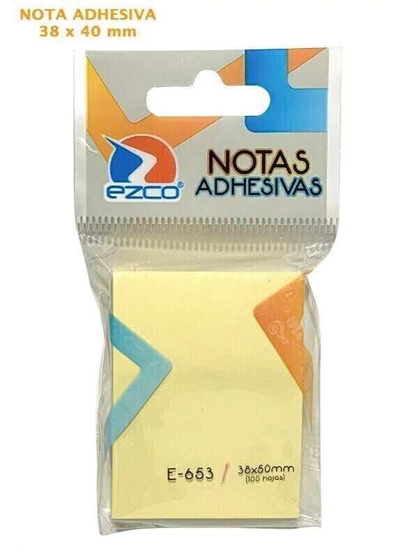 Nota Adhesiva Ezco 38X50 E-653