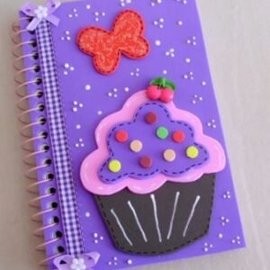 Libretas Con Relieve Cupcake