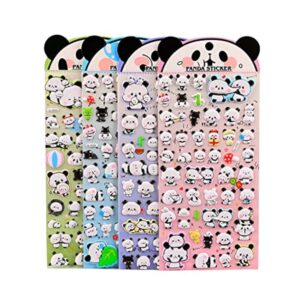 Stickers Con Relieves Pandas