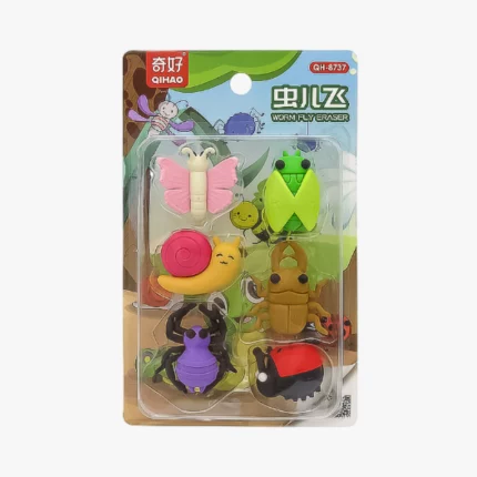 Set De Gomas Con Formas x 6 Unidades